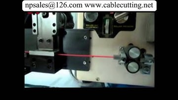 Automatic double wire stripping and cutting splitting machine WPM-900 http://www.cablecutting.net/