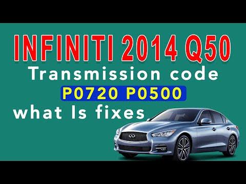 2014 Infiniti Q50 Transmission code P0720 P0500 what Is fixes - YouTube