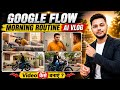 Google Flow AI Se Realistic Vlog Kaise Banaye? 🔥 | Morning Routine AI Video Full Course 2026