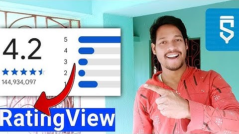 Rating view complete activity project in sketchware pro #AndroidAppdeveloper #sketchware