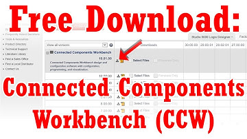 How to download CCW (Connected Components Workbench)