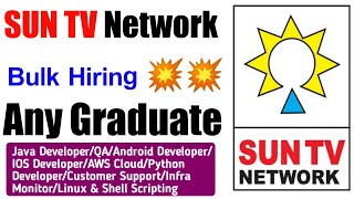 Sun TV Network Hiring Multiple Positions | Permanent Jobs | Sun TV Network Jobs screenshot 5