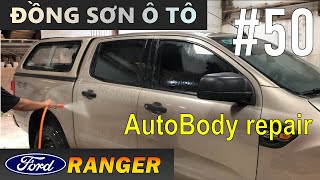 🔨Đồng sơn dặm FORD Ranger (34E - Sparkling Gold) - Car painting process #50