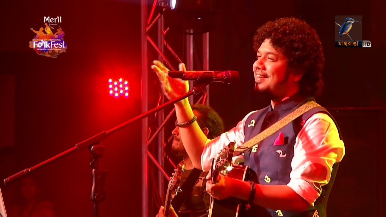 Dinae Dinae  Papon  Dhaka International Folk Fest 2017