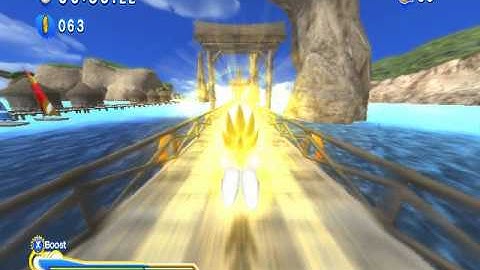 Sonic Generations - Modern Wave Ocean ~The Inlet~ Gameplay