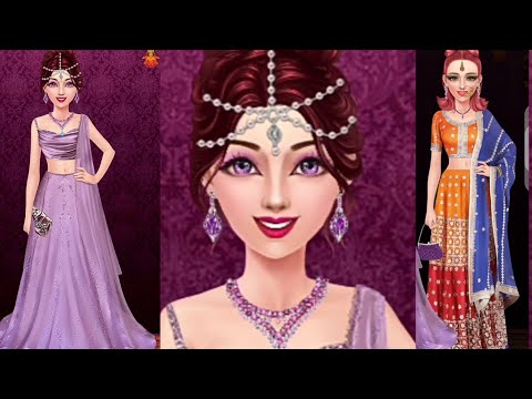 Indian style fashion show makeup and dress up games 45 | indian barbie ...