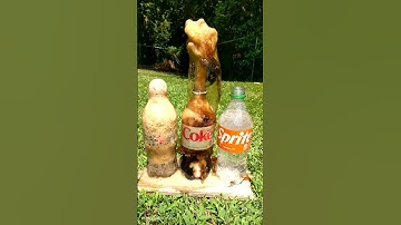Coke Sodas Vs Mentos (IN REVERSE) Experiment Part 2 #satisfying