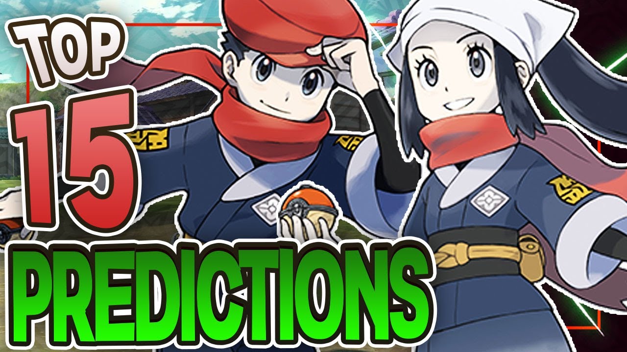 15 Predictions For Pokemon Legends Arceus! Brilliant Diamond And Shining Pearl!