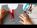 2-ways for Sewing Placket In just a few minutes/sewing tips and tricks/DIY Sewing Tips