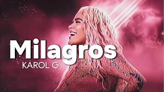 KAROL G - Milagros (Official Letra/Lyrics) Marco Antonio Solís, Sky G, Romeo y mas