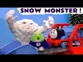 Thomas The Tank Engine and the funny Funlings meet a Snow Monster in a Superhero Rescue TT4U