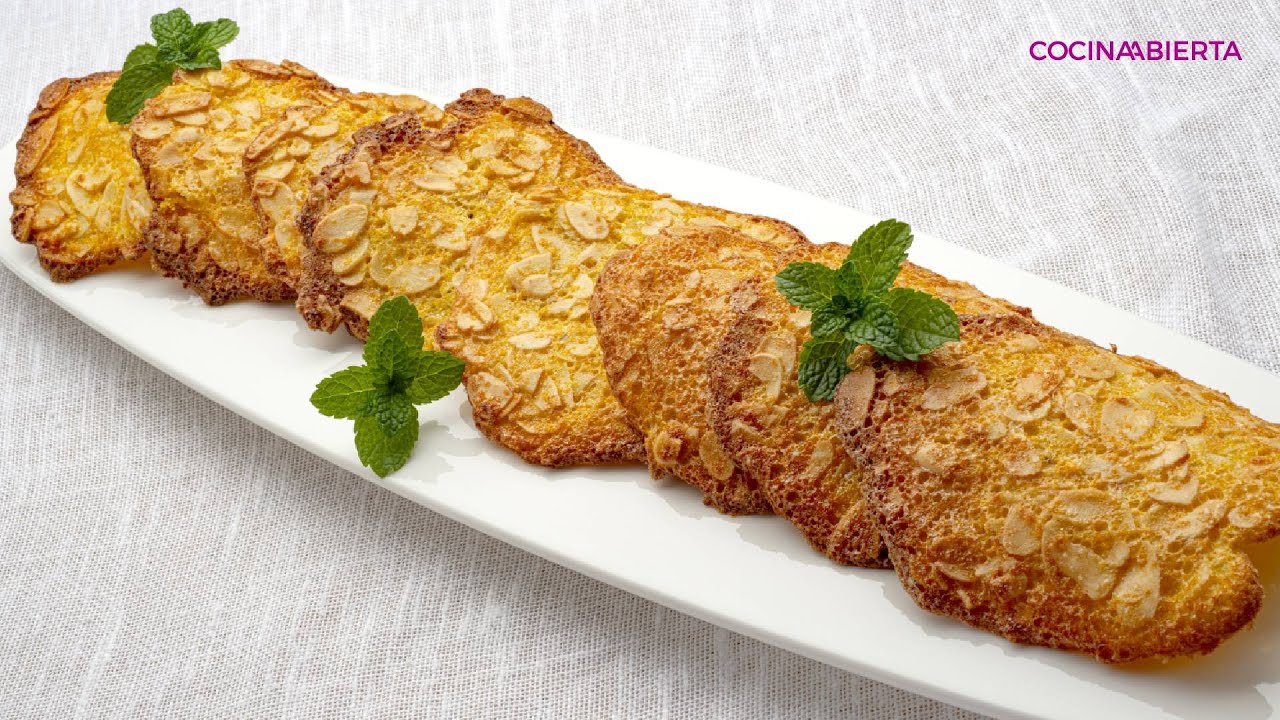 Tejas de naranja: el postre más sencillo para hacer con niños