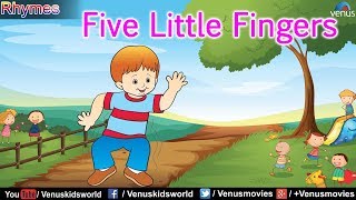 Jack &amp; Jill Rhyme ~ Five little fingers | English Popular Nursery Rhymes For Kids