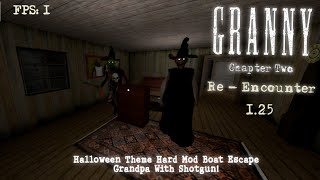 Granny Chapter 2 Re Encounter: HARD MODE Boat Escape! 🎃 (Halloween Mod) screenshot 5