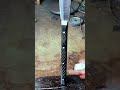 Coloring knife handles for a durable and attractive finish
