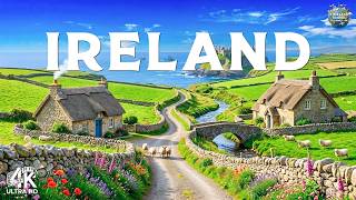 Ireland 4K 🇮🇪 🍀 Wild Atlantic Cliffs, Emerald Valleys & Peaceful Nature | Video 4K UHD