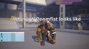 What a W Doomfist looks like