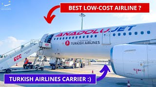 [4K] TRIP REPORT | Turkish Airlines low-cost airline | AnadoluJet Airbus A321 | Hamburg to Istanbul