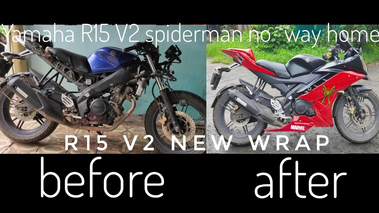 Yamaha R15 V2 New wrap modification part 4 |last part - YouTube