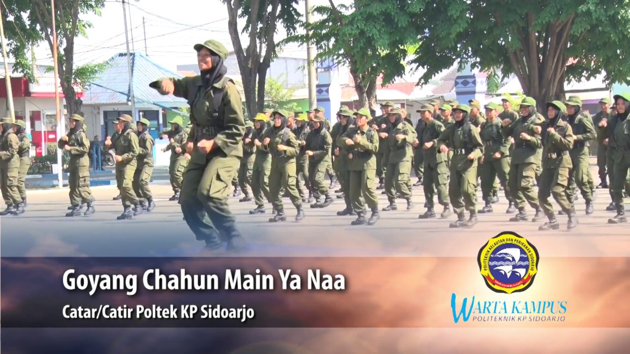 Seru!!Goyang Chacun Main Ya Naa Catar Poltek KP Sidoarjo