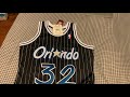 Shaquille O'Neal Jersey Mitchell And Ness Authentic Orlando Magic Black Jersey Review 4K