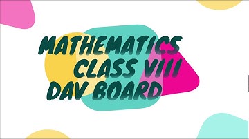 DAV MATHS/CLASS VIII/CH-4 Direct and Inverse Variation/Q 1,2,3,4