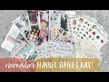 NOVEMBER PLANNER SUPPLIES HAUL | ft. fox & cactus, sadie's stickers, simply gilded, and more!