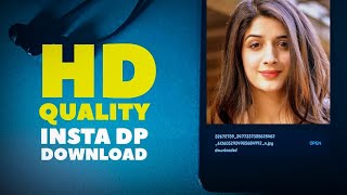 How To Download Instagram HD Quality Profile Picture 2019🔥Without App screenshot 1