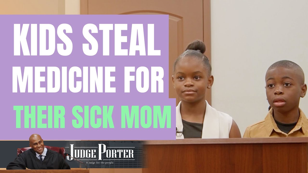 Дети крадут лекарства для больной матери и попадают в суд.