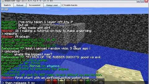 Minecraft Working Ocean with waves + Tutorial