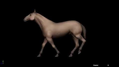 HORSE WALK RIGHT - Available @ CGTrader Link in Description #3d #cgtrader #games #animation #cgi