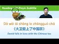 (Reading with Pinyin Subtitle) David Falls in Love with Chinese Tea - 大卫爱上了中国茶