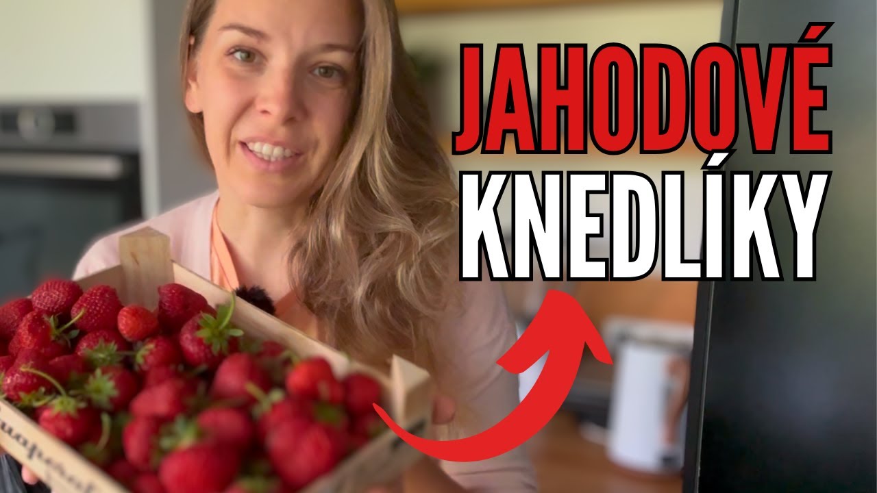 JAHODOVÉ KNEDLÍKY z tvarohového těsta - rychlý a jednoduchý recept 🍓
