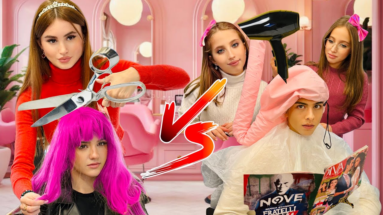 PARRUCCHIERI BRAVI vs CATTIVI!!✂️🧑🏻‍🎤- by Charlotte M.