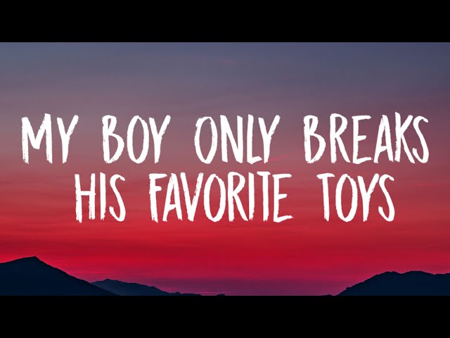 Taylor Swift - My Boy Only Breaks His Favorite Toys (Lyrics) class=