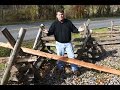 How to Make a Split-Rail Fence, by Rob Wolford How to Make a Split-Rail Fence, by Rob Wolford