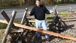 How to Make a Split-Rail Fence, by Rob Wolford SET PLAYER ON 1080p HD FOR BEST QUALITY Romney, WV teacher and historian Rob Wolford demonstrates hand splitting logs