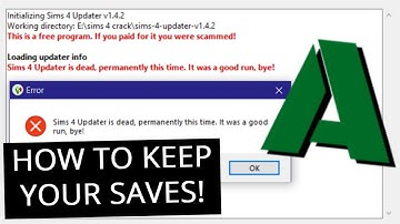 how to keep your sims 4 save files with the loss of anadius