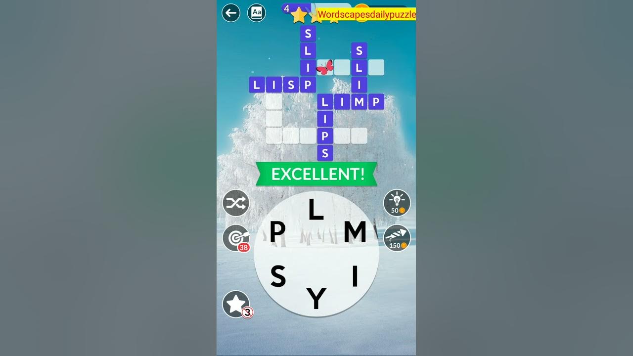 WORDSCAPES Daily Puzzle February 25, 2023 YouTube