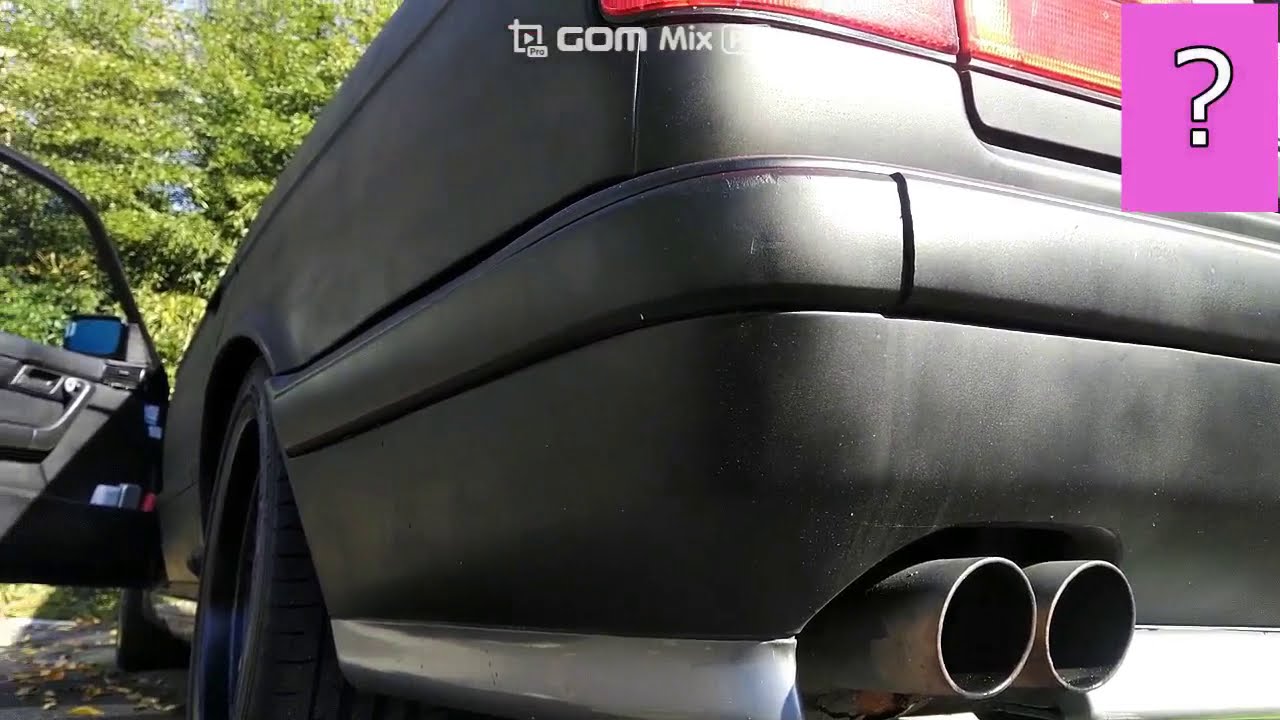 1992 BMW E34 M5 Stock exhaust sound. 240,000km - YouTube
