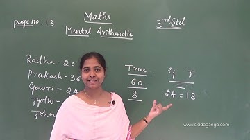 STATE 3 - MATHEMATICS - MENTAL ARITHMETIC - PART 1