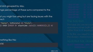 How to Calculate Change Percentage Between Rows in PostgreSQL
