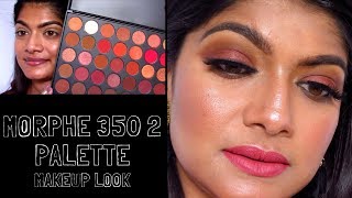 Morphe 350 2 Palette Makeup Look