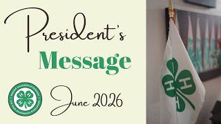 President's Message for June 2026 edition of The Pulse