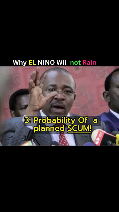 reasons why EL NINO will not rain in Kenya/ Mithika linturi #elnino #shorts