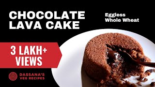 Chocolate lava cake (eggless ...