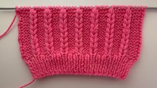 Super Easy Knitting Stitch Pattern