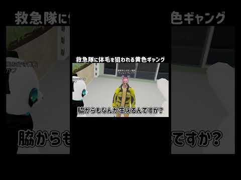 【GTA5]特殊な体毛を救急隊に狙われる黄色ギャング【FRENZY TOWN/切り抜き】