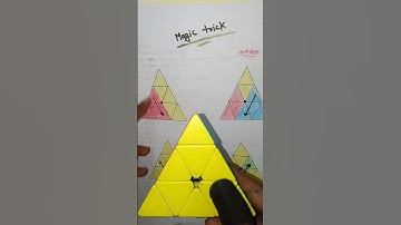 Pyramid cube new magic tricks solve 🔥💯@KingofCubers #youtubeshorts #rubikscube #pkcuber