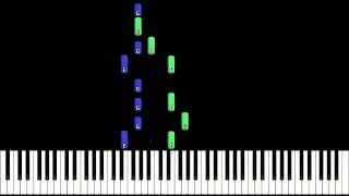 Tron Outland - Super slow- Piano Tutorial